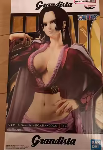 In Stock Original BANPRESTO Grandista ONE PIECE Boa Hancock 28cm Anime Cartoon Figures Toys Ornament