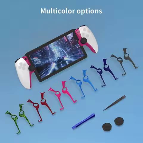 Replacement Strip With 2PCS Joystick Cap Set For PS Portal Handheld Game Player Controller Decoratio