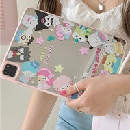 Sanrio Family Circle Acrylic Mirror iPad Case For iPad 10th generation 2022 10.9’‘ iPad9th 8th 7th g