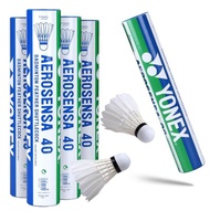 COD Yon-ex 1 Tube Shuttlecocks AS-30 AS-50 AS-40 for Competition Goose Feather Badminton Shuttlecock