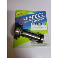 SUPER LOW CAMSHAFT EX5 RACING HISPEED NEW LOWCAM S6 FROM HISPEED THAILAND CAM DEMAK SYM KRISS100 MRI