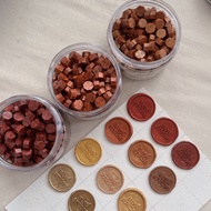 Wax Seal Beads Wax Beads Metallic Color 200pcs Fire Lacquer Wax Pellets Metallic Color 200 Pellets