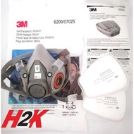 Safety Mask Respirator/ 3m 6200