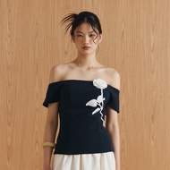 Nine Studio - Fiore Top in Black