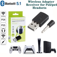 Wireless Bluetooth Adapter USB Dongle for PS5/PS4 Headsets Gamepad Console,Wireless Receiver Transmitter for PS5 Headsets