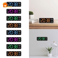 [Nanaaaa] Digital Wall Clock Wall Clock Brightness Adjustable LED Wall Clock
