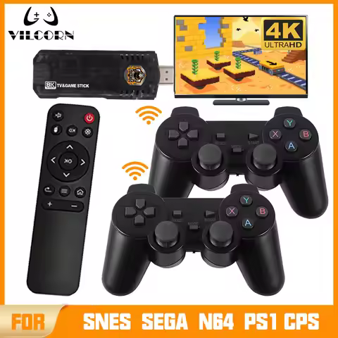 Retro Game Stick Video Game Console 20000 Games For PS1 N64 SFC Emulator 4K HD Output High-end Chris