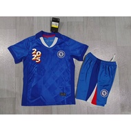 2025-26 Chelsea Home Kids Jersey 2-13y football jersey set AEZS