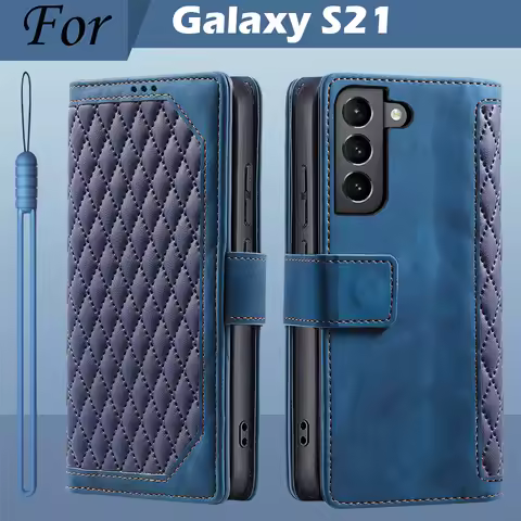 For Samsung Galaxy S21 Case Card Holder Book Wallet Flip Leather Case for samsung s21 phone case Cov