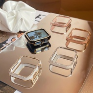 Diamond Bumper Protective Case for Apple Watch Cover Series 7 6 SE 54 38MM 42MM For Iwatch 45mm 41mm 40mm 44mm Apple Watch Case