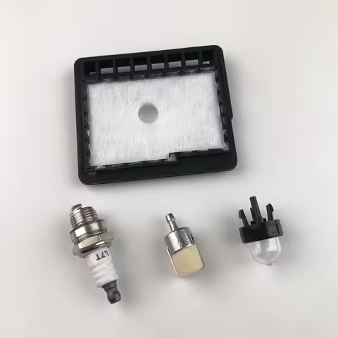 4Pcs/set Air Fuel Filter Spark Plug Primer Bulb Kit for Echo Chainsaw CS300 CS301 CS305 CS306 CS340 