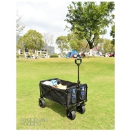 Camping Trolley Outdoor Foldable Camping Trailer Trolley Small Trolley Camp Bike Picnic Oversized Field