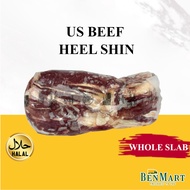 [BenMart Frozen] Beef Heel Shin Whole Slab - Halal - USA - Steak