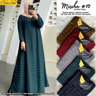 Baju Gamis Jumbo Mischa 7 Denim Diana Original Redea