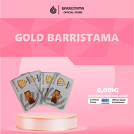 Logam Mulia Barristama Baby Gold 0.001 gram 24 karat -Garuda Gold Emas Mini Hadiah Souvenir Lucu Pernikahan Ulang Tahun Anniversary