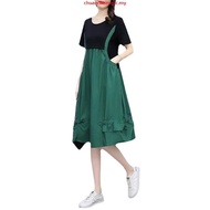 Large size dress    大码300斤  胖mm休闲连衣裙   Large size 300 pounds fat mm casual dress for women, reducing