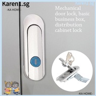 KA Door Mailbox Lock, Aluminum Alloy with Key Mechanical Door Lock,  Mechanical Hardware DIY Cabinet Box Lock Cupboard