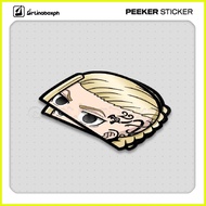 ♞Ken Ryuguji (Draken) - Tokyo Revengers Waterproof Peeker Sticker by ArtinaboxPH