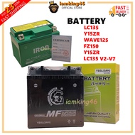 IRON YUASA KINGDRAG AMARON BATTERY YTZ5 YTZ5S LC135 Y15ZR WAVE125 FZ150 Y15ZR LC135 V2-V7 YB5L YB5 Y