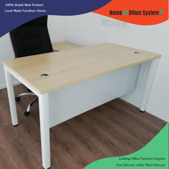 5 Feet Rectangular Shape Office Table  with U Shape Metal Leg (150cm x 75 cm x 75cm) - Home & Office