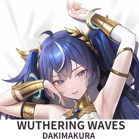 Dakimakura Hugging Body Pillow Case Anime Iuno Wuthering Waves Pillow Cushion Cover