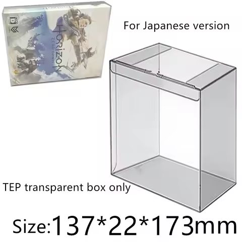 Transparent Box Protector For Horizon Zero Dawn/PS4 Collect Boxes TEP Storage Game Shell Clear Displ