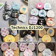 For Technics DJ1200 Headphone Case Cartoon Innovative Pattern Headset Earpads Storage Bag Casing Box