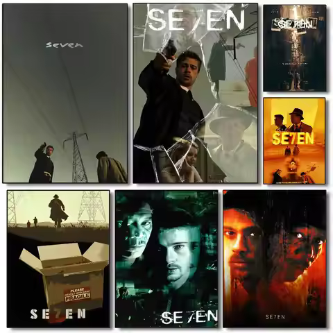 Thriller S-SE7ENS Movie Poster Wall Art For Bedroom Living Room Hallway Bar Home Decoration Gift