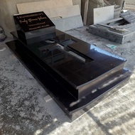 Kijing Makam Granit Hitam Salib Jumbo