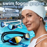 swim glass Adult anti fog Waterproof goggles adjustable Adult swim goggles diving