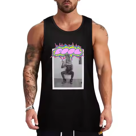 Blonded DHL Frank Ocean Tank Top Moisture Wicking Tank Top Workout Gym Athletic Shirt
