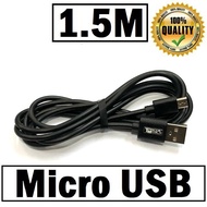 Micro USB Charge Data Cable Long 1.5m for Samsung Oppo Asus Xiaomi Huawei ETC