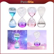 [PETSOLA] Glass Hourglass Bubble Singing Hourglass Hourglass Liquid Movement Hourglass