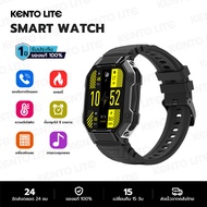 KENTO LITEสมาร์ทวอทช์ สินค้าใหม่ปี 2023 smart watch แท้ จอสัมผัส กันน้ำนาฬิกาออกกำกายนาฬิกาวัดชีพจรนาฬิกานับก้าวการตรวจสอบกีฬใช้ได้กับ Android iOS