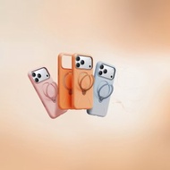 【iPhone 17系列】TORRAS Ostand Spin Silicon相機鍵支架矽膠殼