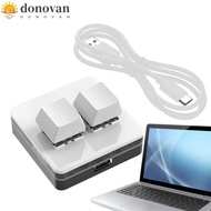 DONOVAN Copy Paste Keypad, Keypad Red Switch Custom Mini 2 Key Keypad, Hot Swap Mini Mechanical Key 