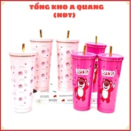 LOTSO BEAR BOTTLE 750ML Thermal Cup 750ML Cartoon Pattern Free 3 accessories. Thermal cup-MA: COCGUN