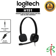 Logitech H151 Stereo Headset with Noice-Cancelling Mic