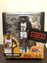 全新 日版 Medicom Toy Mafex No.132 Michael Jordan（1992 TEAM USA）at Barcelona（Spain ) NBA