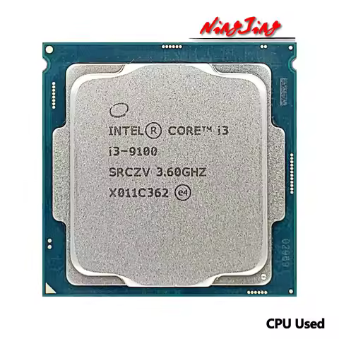 Intel Core i3-9100 i3 9100 3.6 GHz Quad-Core Quad-Thread CPU 65W 6M LGA 1151