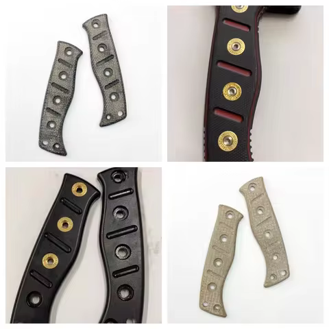 NEW G10 Made With Screws Kit Knife Grip Handle Scales for Benchmade Fixed Adamas 375 Knives DIY Maki