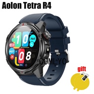 For Aolon Tetra R4  / Navi R4 Smart watch Strap Screen Protector Film Silicone Soft Women men Sports