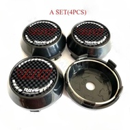 4PCS 64MM/60MM Car Wheel Center Caps Red Logo Fit For Rays Volk Racing Whwwl CE28n TE37 ZE40 G25