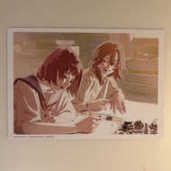 Look Back 驀然回首真人版 原作者 藤本樹 全新繪製A5視覺插畫卡 電影特典贈品 #是枝裕和 出口夏希 蒔田彩珠