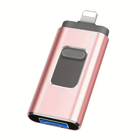 4 in 1 OTG Flash Drive for iPhone & Type-C & Android & PC, USB 3.0 High Speed Memory Stick 64GB-1TB,
