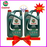 COMBO 2 Castrol CRB Turbomax 20W-50 car lubricants can 5L API CI-4