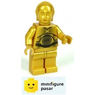 sw0161a Lego Star Wars 8092 8129 10188 10198 - C-3po C3po Pearl Gold Minifigure - New