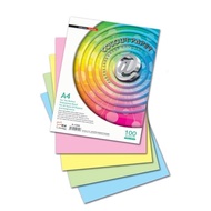 Uni S-1300 A4 Pastel Colour Paper 80gsm Asst (100pcs)