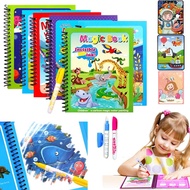 Magic Water Drawing Book Coloring Book Doodle Magic Pen Painting Drawing Board Kids-Karlluck