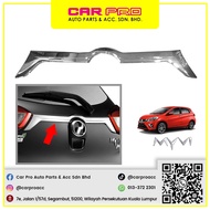 HC Cargo Perodua Myvi 2018 - 2025 Back Door Garnish Accessories - Stainless Steel